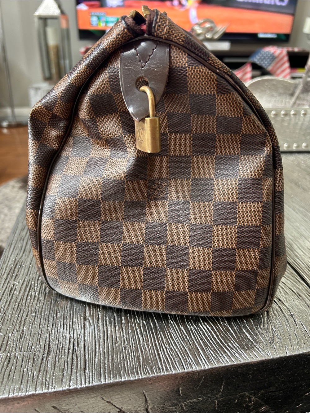 Louis Vuitton Speedy 30 Damier Ebene Coateal Canvas - Picture 5 of 6